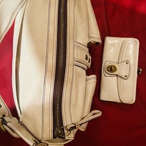 🤍Coach Rare Set Satchel & Wallet 65th Anniversary Leather Mandy 🤍